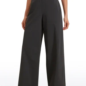 Stretch Wide Leg Casual Pant 30"