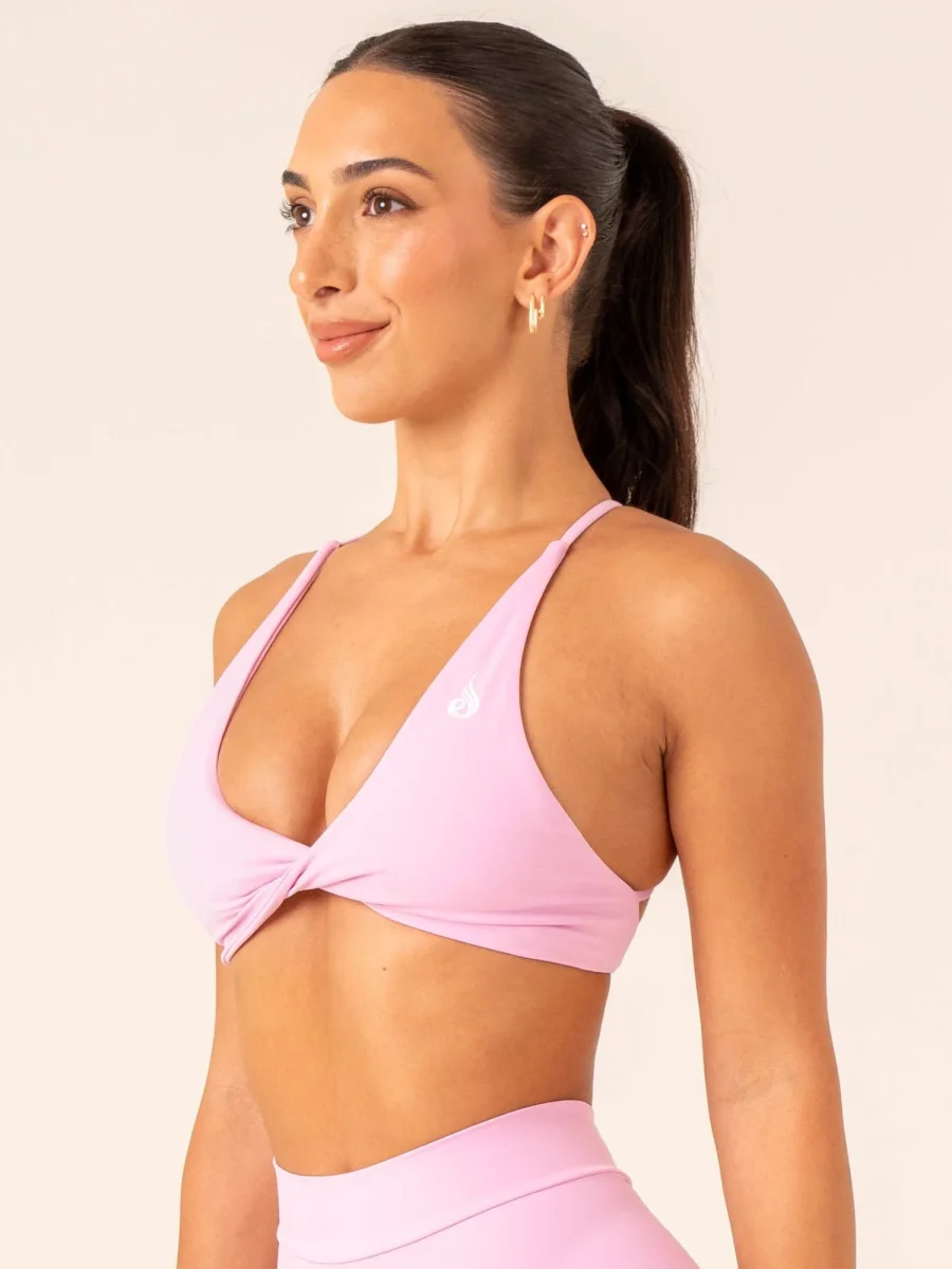 NKD Twist Sports Bra - Candy Pink - Image 4