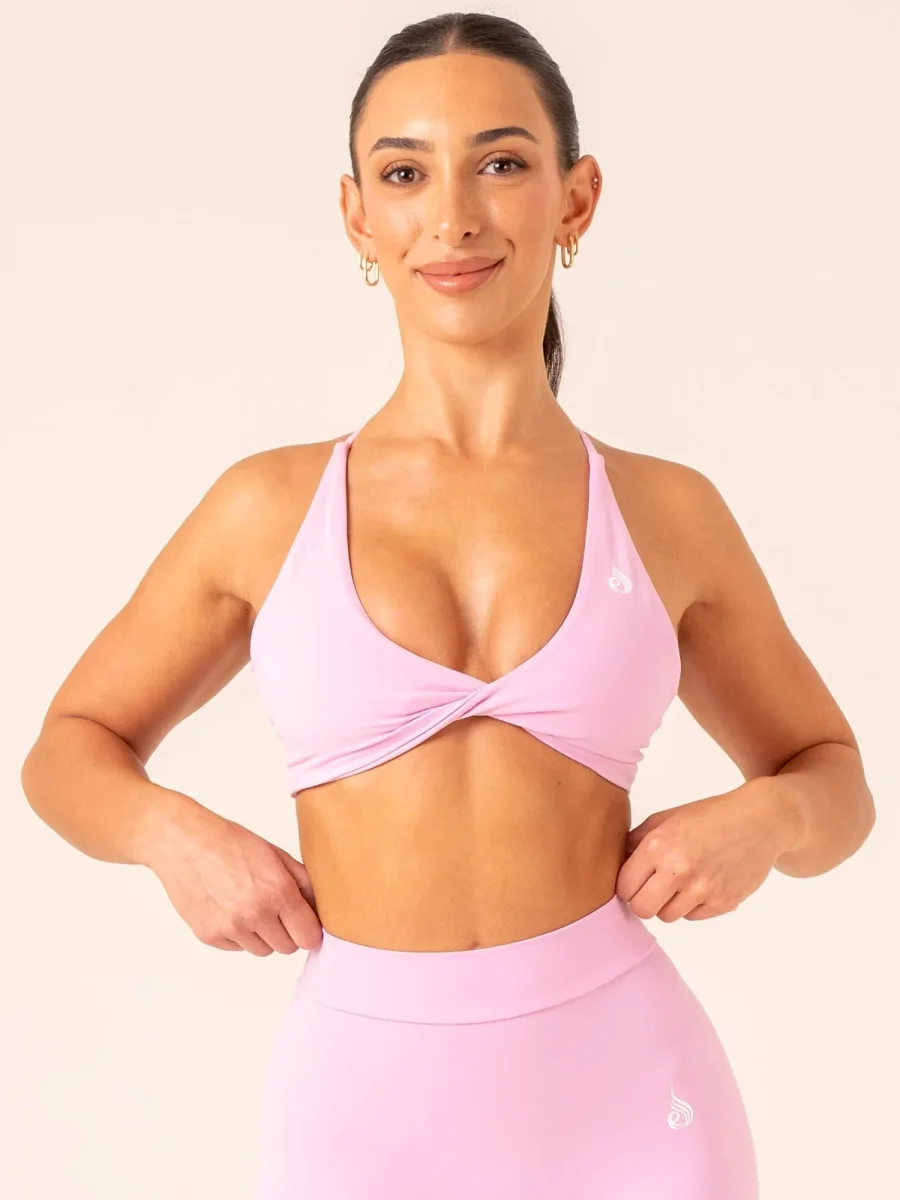 NKD Twist Sports Bra - Candy Pink - Image 2